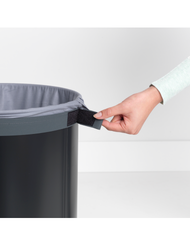 Brabantia Skalbinių dėžė 60L - juoda matinė