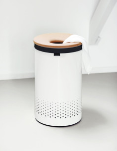 Brabantia Skalbinių dėžė 60L - balta