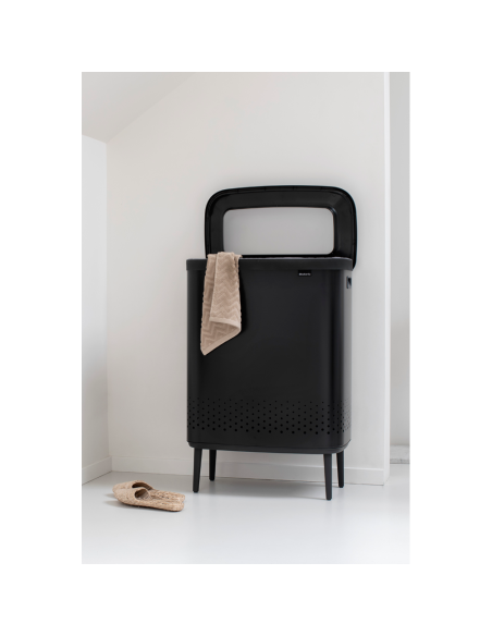 Brabantia Bo Skalbinių dėžė 2x45L - juoda matinė