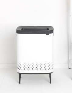 Brabantia Bo Skalbinių dėžė 2x45L - balta