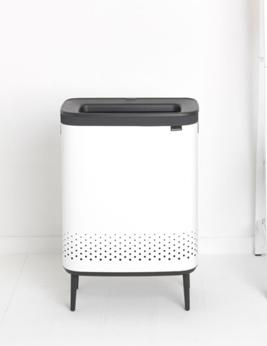 Brabantia Bo Skalbinių dėžė 2x45L - balta