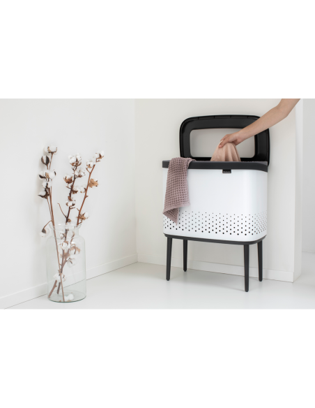 Brabantia Bo Skalbinių dėžė 60L - balta