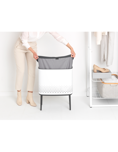 Brabantia Bo Skalbinių dėžė 60L - balta