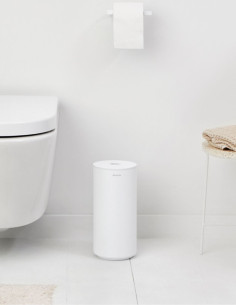 Tualetinio popieriaus laikiklis su dangteliu Brabantia Mindset - balta