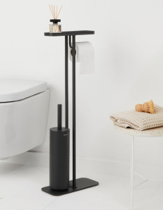 Stovas tualeto priemonėms Brabantia Mindset - juoda