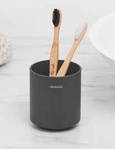 Dantų šepetėlių indelis Brabantia Mindset - juoda