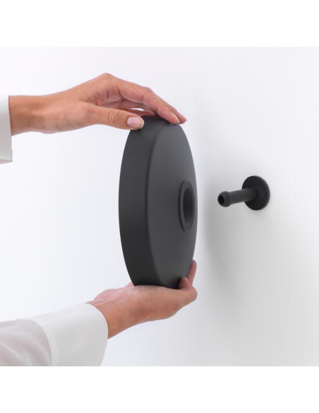 Kosmetinis veidrodis R204 padidinantis x5 Brabantia Mindset - juoda