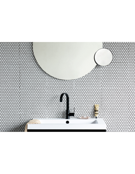 Kosmetinis veidrodis R204 padidinantis x5 Brabantia Mindset - juoda