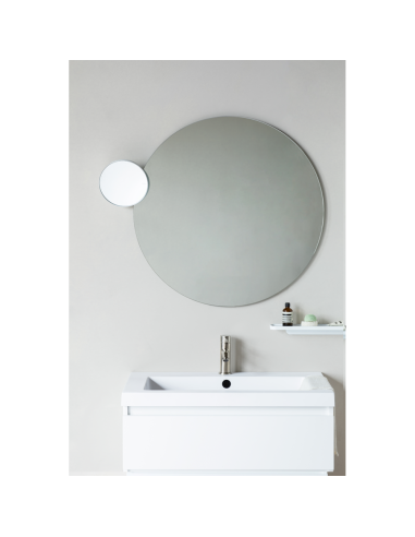 Kosmetinis veidrodis R204 padidinantis x5 Brabantia Mindset - balta
