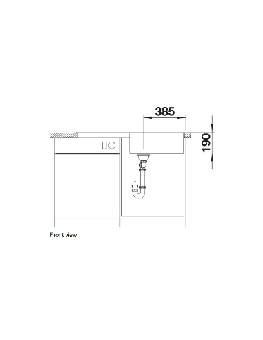 Blanco ZIA XL 6 S granitinė plautuvė