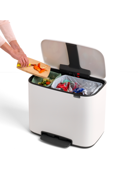 Brabantia Šiukšlių dėžė su pedalu BO 11+23L