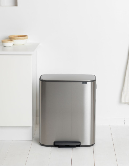 Brabantia Šiukšlių dėžė su pedalu BO 60L