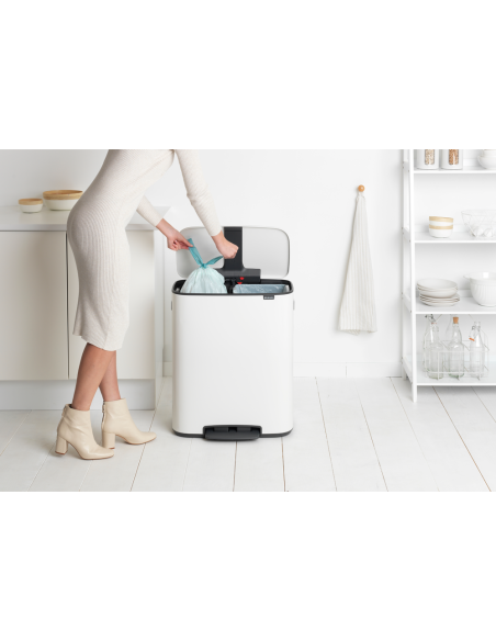 Brabantia Šiukšlių dėžė su pedalu BO 2X30L