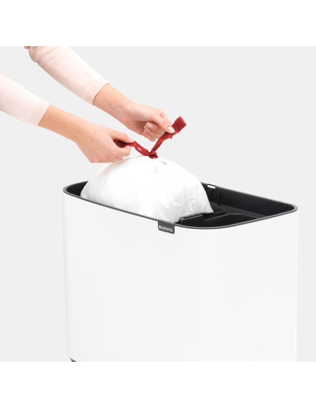 Brabantia Šiukšlių dėžė BO Touch 11L+23L su kojelėmis
