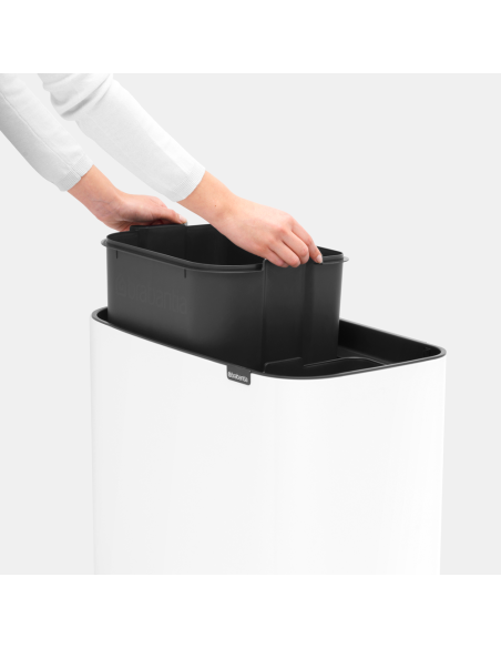 Brabantia Šiukšlių dėžė BO Touch 11L+23L su kojelėmis