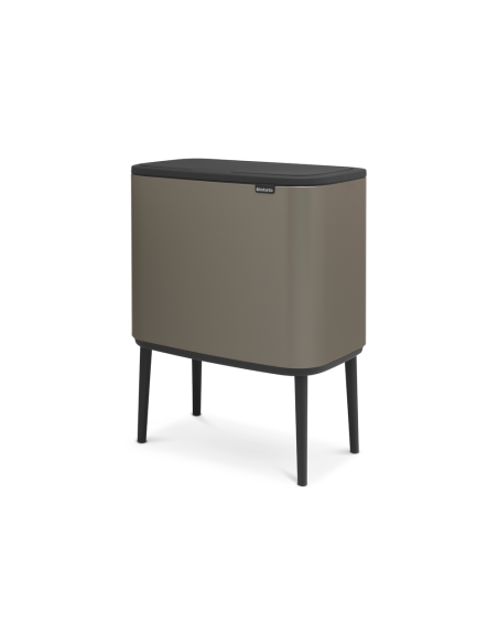 Brabantia Šiukšlių dėžė BO Touch 3x11L su kojelėmis