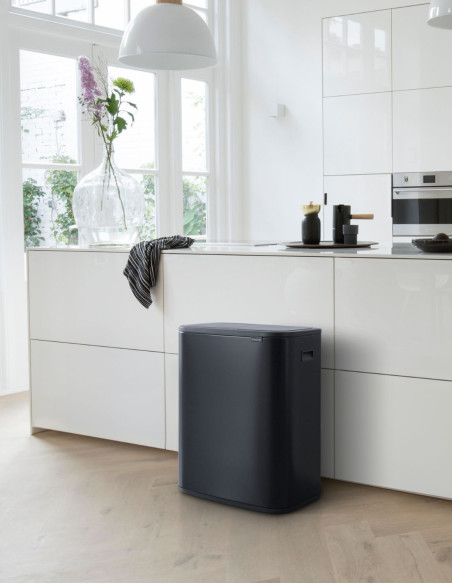 Brabantia Šiukšlių dėžė BO Touch 2x30L