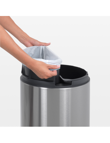 Brabantia Šiukšlių dėžė Touch 2x20L