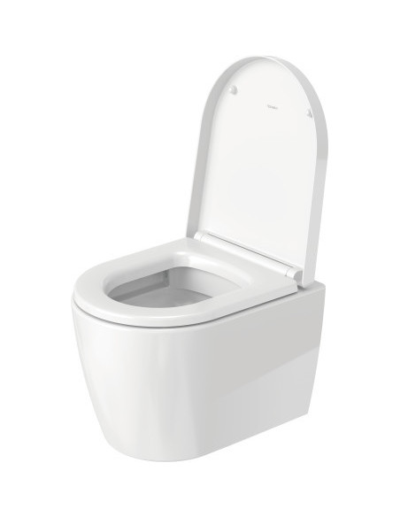 Pakabinamas unitazas Duravit ME by Starck Rimless Compact su SoftClose dangčiu