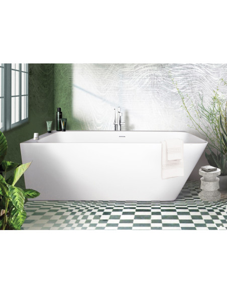 Silkstone vonia Paa Quadro 1600x750 montuojama kampe
