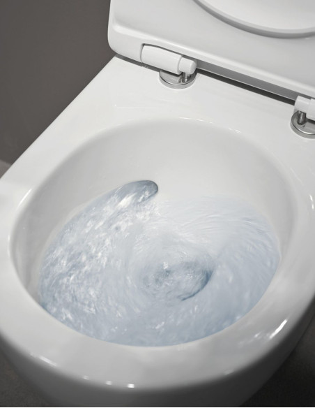 Pakabinamo WC komplektas - Tece 4in1 rėmas + unitazas Flaminia App Go Silent su SoftClose dangčiu