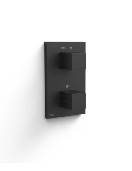 Termostatinis potinkinis dviejų krypčių maišytuvas, kvadratinis (be p.d.) THERM-BOX