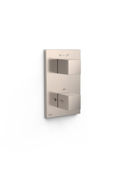 Termostatinis potinkinis dviejų krypčių maišytuvas, kvadratinis (be p.d.) THERM-BOX