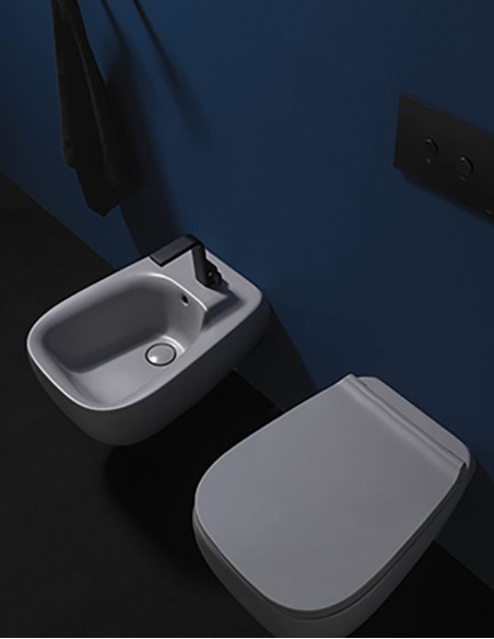 Pakabinamas unitazas Flaminia Fluo Goclean su Softclose dangčiu