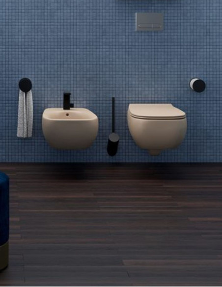 Pakabinamas unitazas Flaminia Fluo Goclean su Softclose dangčiu