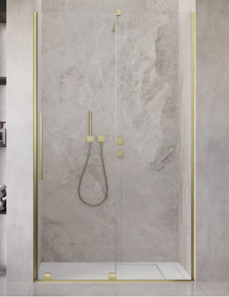 Radaway Furo Brushed Gold DWJ dušo durys