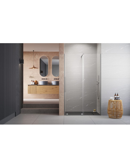 Radaway Furo Brushed Nickel DWJ dušo durys