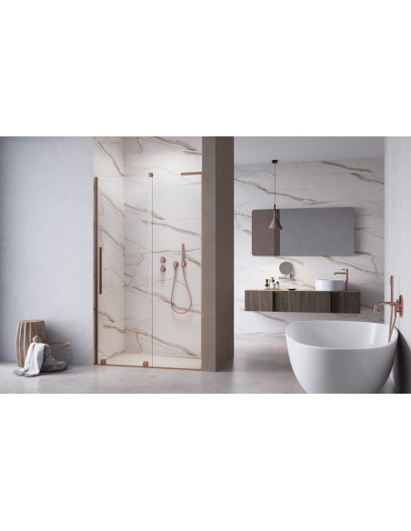 Radaway Furo SL Brushed Copper DWJ dušo durys