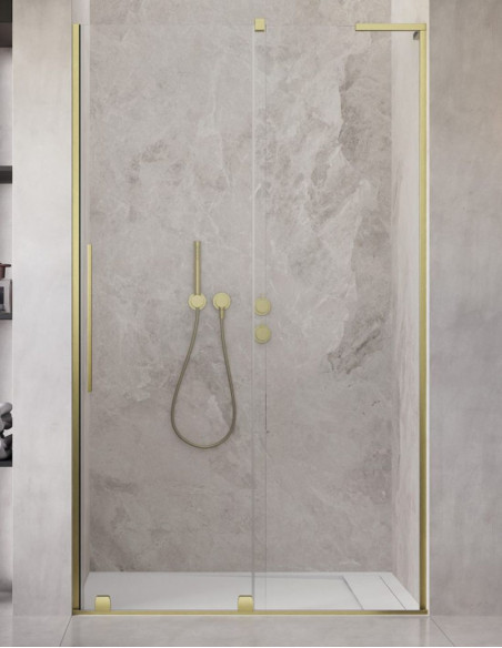 Radaway Furo SL Brushed Gold DWJ dušo durys