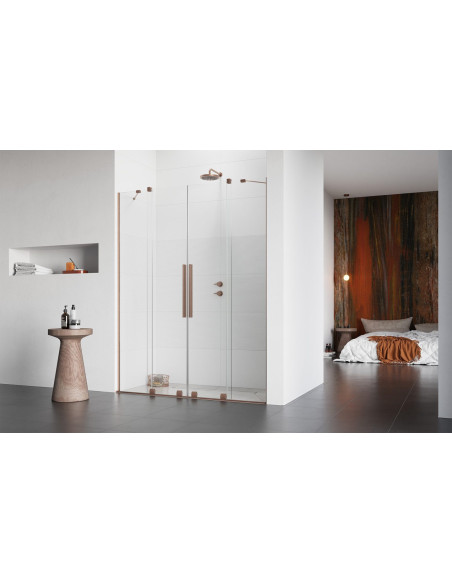 Radaway Furo Brushed Copper DWD dušo durys