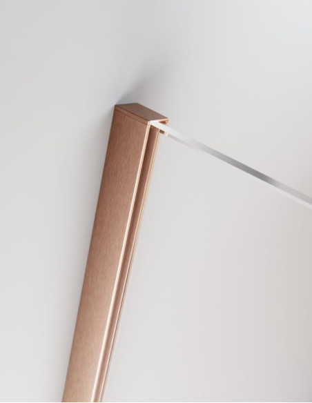 Radaway Furo Brushed Copper Walk-in dušo sienelė