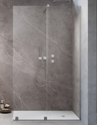 Radaway Furo Brushed Nickel Walk-in...