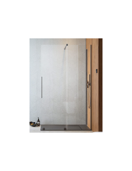 Radaway Furo Brushed GunMetal Walk-in dušo sienelė