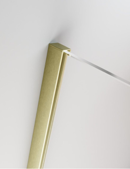 Radaway Furo SL Brushed Gold Walk-in dušo sienelė