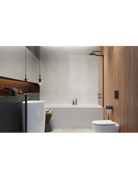 Radaway Modo SL Black PNJ II vonios sienelė