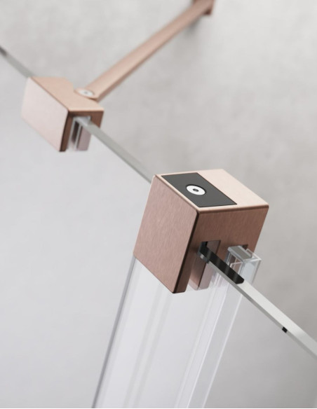 Radaway  Modo New Brushed Copper II nejudanti dušo sienelė su pakaba