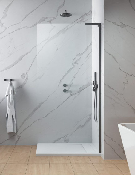 Radaway Modo SL Brushed GunMetal II nejudanti dušo sienelė
