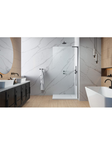 Radaway Modo SL Brushed GunMetal II nejudanti dušo sienelė