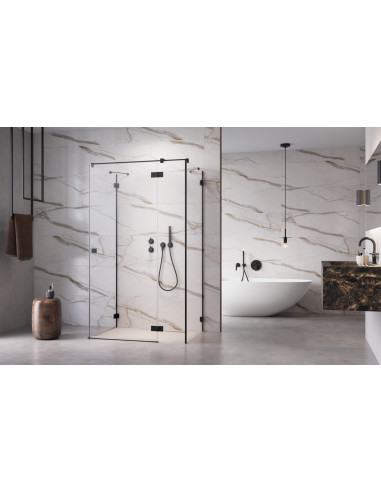 Radaway Essenza Pro Black KDJ+S...