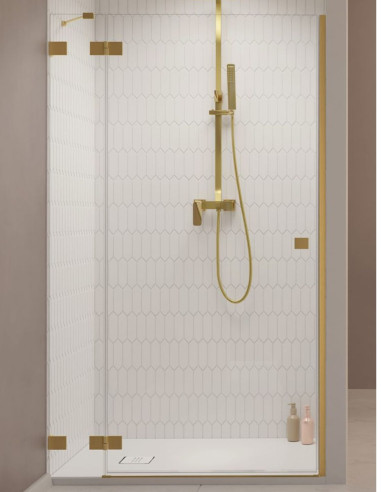Dušo durys Essenza Pro Brushed Gold DWJ