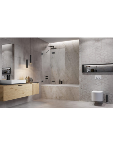 Radaway Essenza Pro Brushed GunMetal PND II vonios sienelė