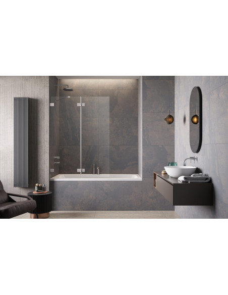 Radaway Essenza Pro Brushed Nickel PND II vonios sienelė