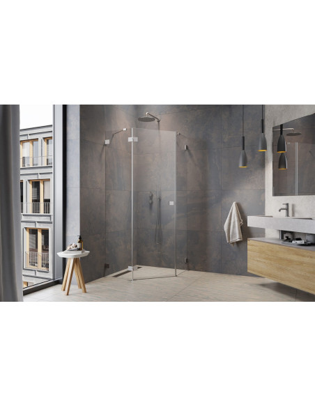 Penkiakampė dušo kabina Radaway Essenza Pro Brushed Nickel PTJ