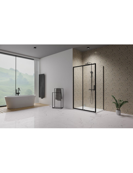 Radaway Premium Pro Black KDJ kampinė dušo kabina