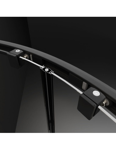 Radaway Premium Pro Black DWJ dušo durys