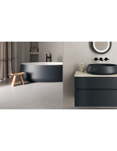 Akrilinė vonia Zenon Elipse 170x75 laisvai pastatoma
